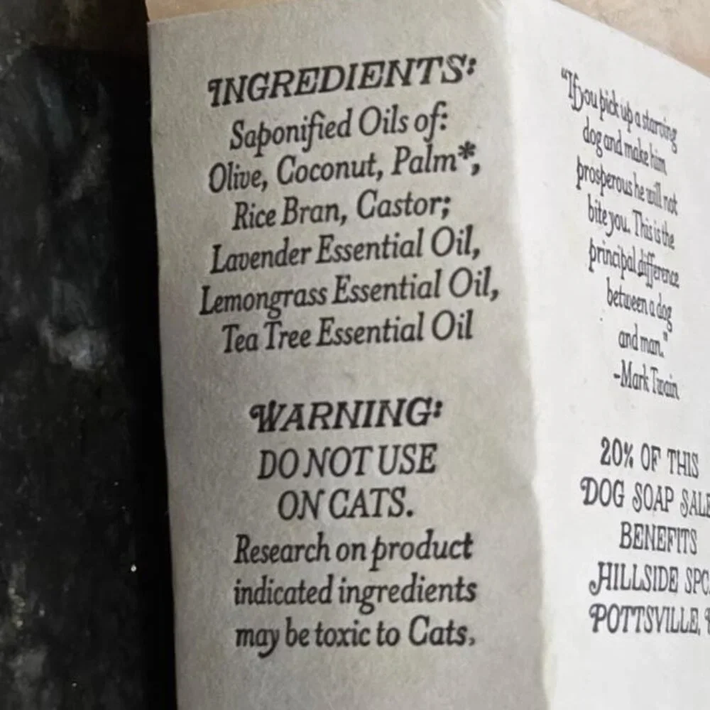 Dog Soap bar